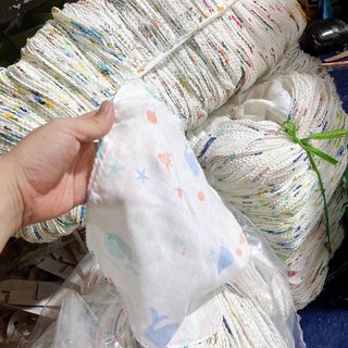 Sét 10 khăn sữa xuất Nhật hoa văn ( 1 túi 10 chiếc)