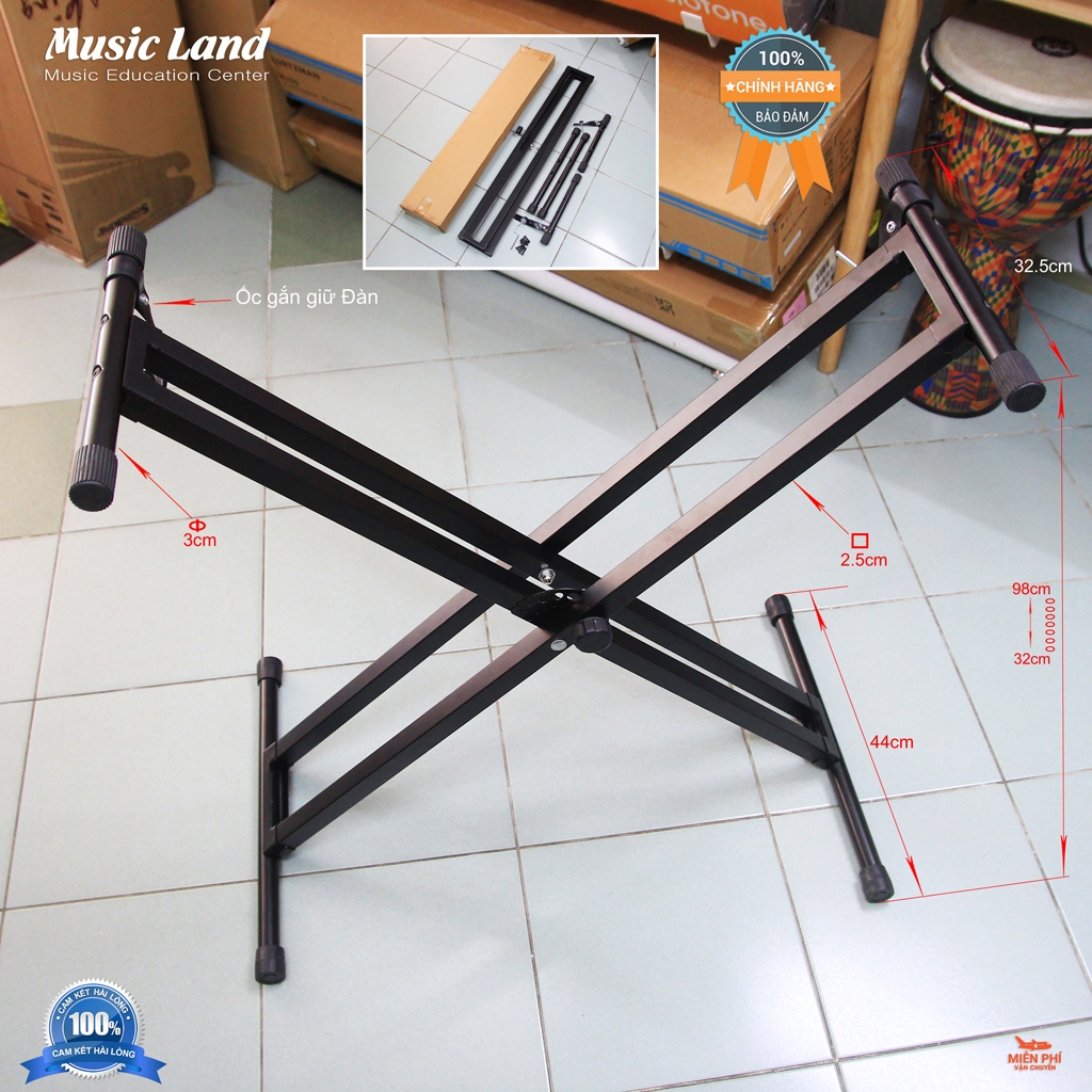 Chân Đàn Organ Chân Đôi Lắp Ráp Cao Cấp Chắc Chắn Để Được Mọi Loại Đàn Organ