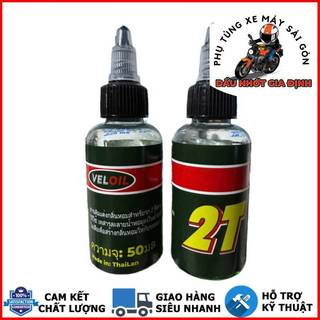 Tinh dầu 2 thì VELOIL mùi thơm Đào Gum dành cho xe 2 thì nhập khẩu Thái Lan