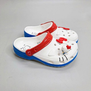 Dép  classic hello kitty lam clog trẻ em tặng kèm charm như ảnh, dép sục  cho bé trai bé gái