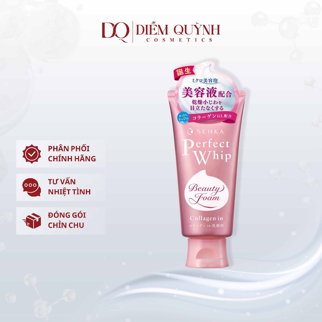 Sữa Rửa Mặt Senka Perfect Whip 120g - Nhật Bản
