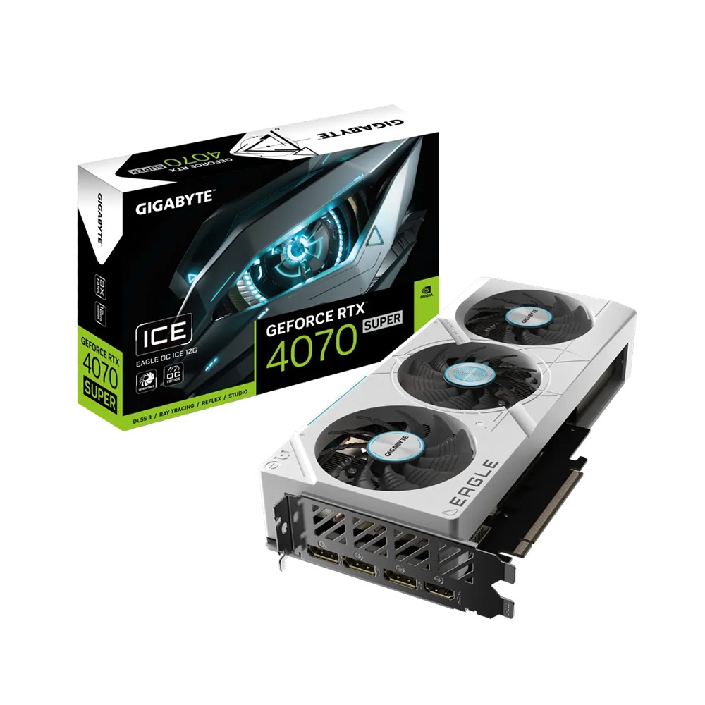 VGA Gigabyte RTX 4070 Super EAGLE OC ICE 12GB (N407SEAGLE OC ICE -12GD)