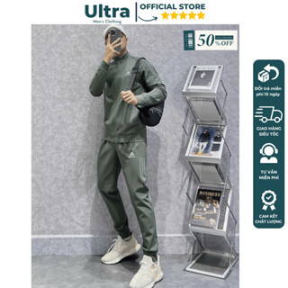  Đồ bộ nỉ nam Adidas thu đông cao cấp hàng thiết kế mới nhất 2024 chất nỉ dày dặn mềm mại phom dáng đẹp Ultra UD4-3022 