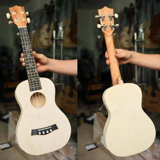 Đàn Ukulele Concert Soprano 23inch 21inch Full Gỗ Vinaguitar Mộc Tặng Màu Vẽ