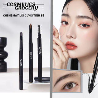  Bút Chì Kẻ Lông Mày QXQY 2 trong 1 Siêu Mịn Chống Thấm Nước Màu Sắc Đẹp - Mỹ Phẩm Trang Điểm Mắt Nữ 