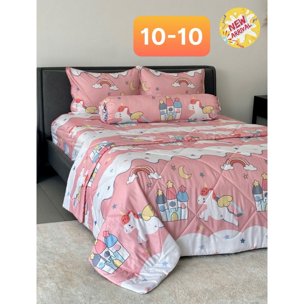 Bộ Chăn Ga Gối Lụa Tencel Cao Cấp 05 Món