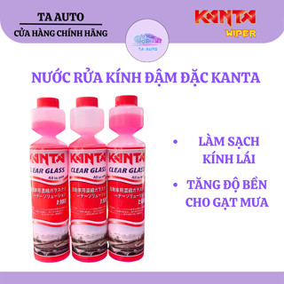 Nước Rửa Kính Ô Tô Đậm Đặc KANTA Dung Tích 250ml Pha 25 Lít Nước - Giúp Tăng Tuổi Thọ Gạt Mưa - TA AUTO