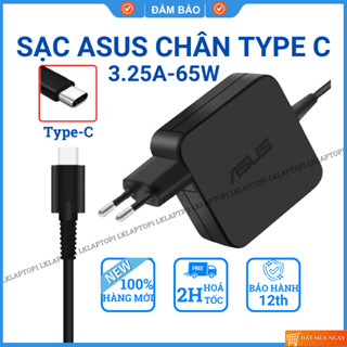 Sạc laptop Asus 65W 20V-3.25A chân Type-C cho Asus ZenBook Flip 13 UX390 UX363EA mới