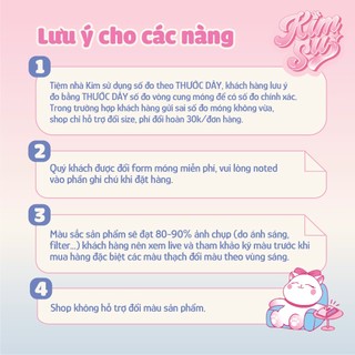 [M163] KimSu Nailbox thạch mắt mèo charm nơ