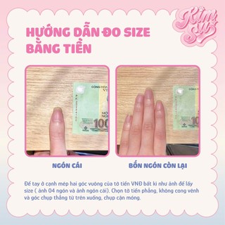 [M163] KimSu Nailbox thạch mắt mèo charm nơ