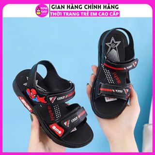 Dép quai hậu sandal siêu nhân người nhện cho bé trai đi học