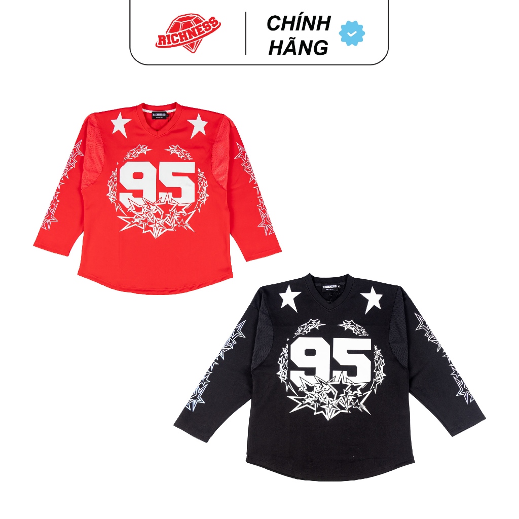 Áo thể thao RICHNESS STARBOY HOCKEY JERSEY ( BLACK n RED )