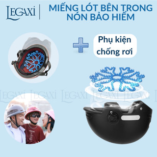 Miếng Lót Nón Bảo Hiểm Dùng Cho Xe Máy, Xe Đạp, Mềm, Êm Ái Giúp Giảm Ngứa Da Đầu, Ngăn Mồ Hôi [MỚI]