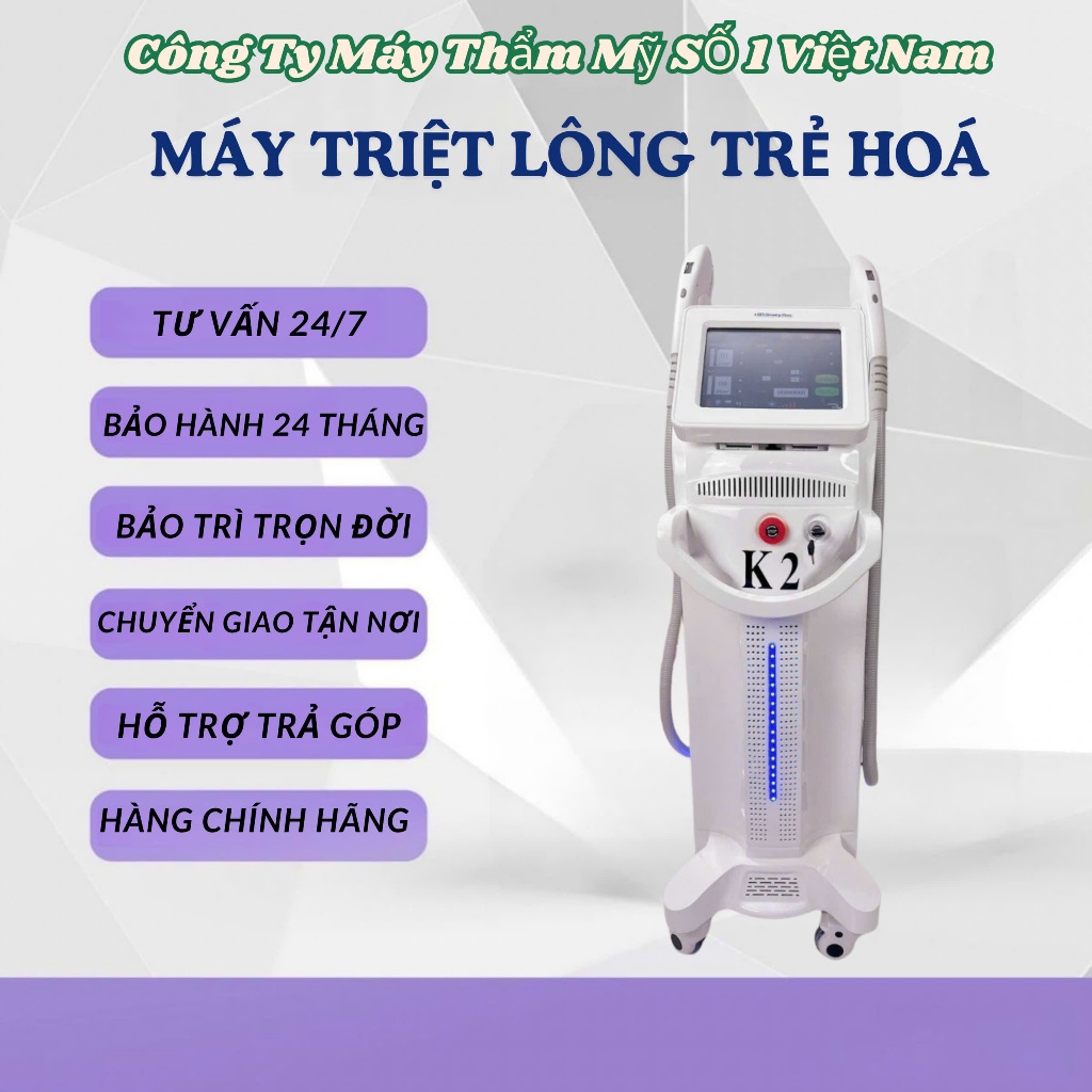 Máy Triệt Lông K2 Hàng Bắc Kinh 2023 [ BẢO HÀNH 24 THÁNG ]