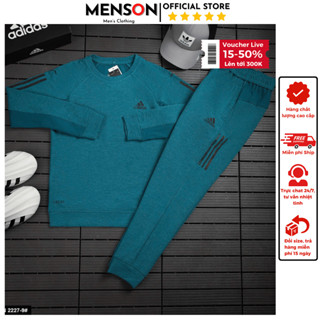 Bộ quần áo thể thao nam thu đông Adidas hàng hiệu cao cấp, mặc nhà, thể dục phom dáng đẹp bản mới 2024 Menson MD4-2227