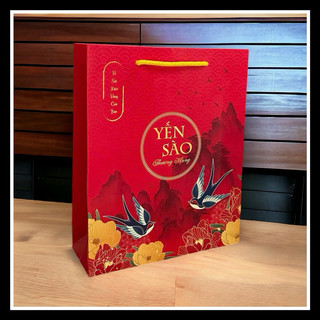 Túi yến sào 100gr size 28*23*8/size 18*23*8cm mẫu sang trọng & cực đẹp