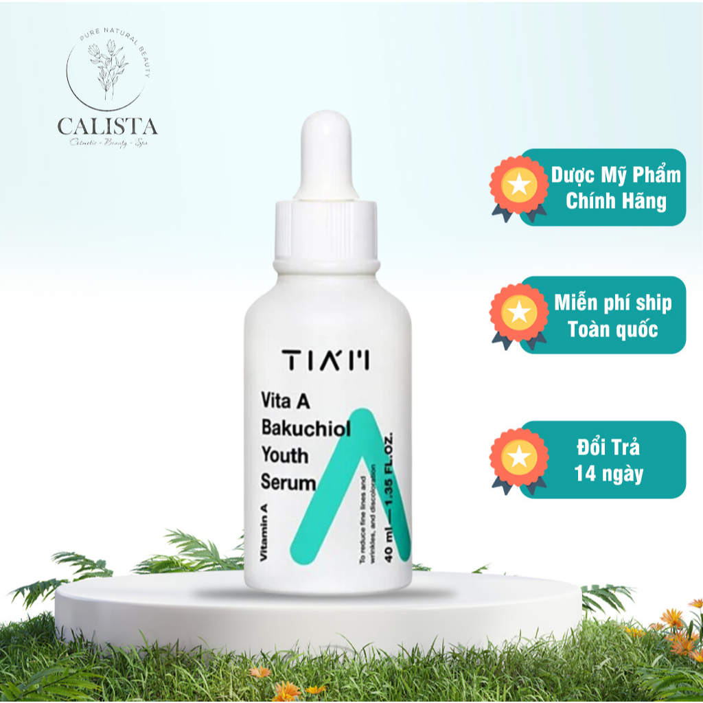 Serum Tiam trắng Vita A Bakuchiol Youth 40ml - Ngăn ngừa lão hóa