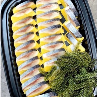 CÁ TRÍCH ÉP TRỨNG - CHUẨN SASHIMI 1 thanh 150g (giao hcm)