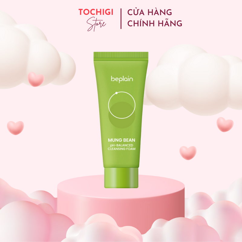 Sữa rửa mặt Beplain Đậu Xanh cân bằng độ pH 80ml/160ml