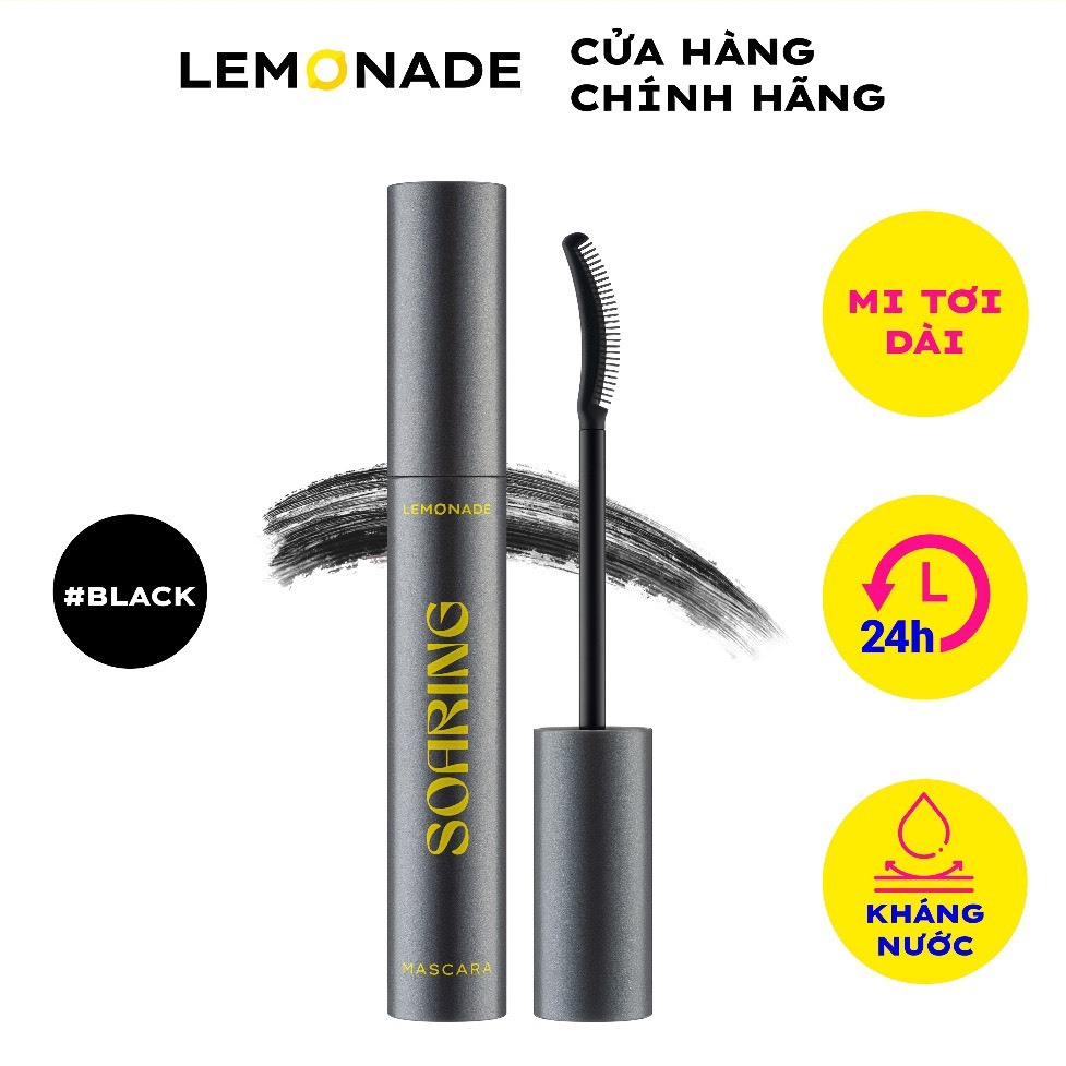 LEMONADE Chuốt mi tơi dài lâu trôi Lemonade Soaring Mascara 6ml | NHÍM HOUSE