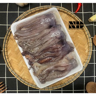 [ 500gr/ 3-4 râu ] Đầu râu mực đại dương | Hàng tươi, Sạch sẽ, không nhớt, ngọt thịt | Giòn giòn ,dai dai, sần sật.