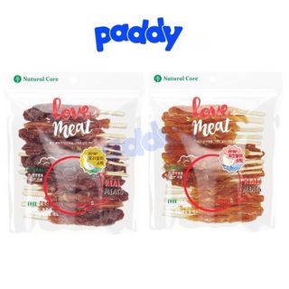  Bánh Thưởng Cho Chó Thịt Cuộn Da Bò Natural Core 160g 