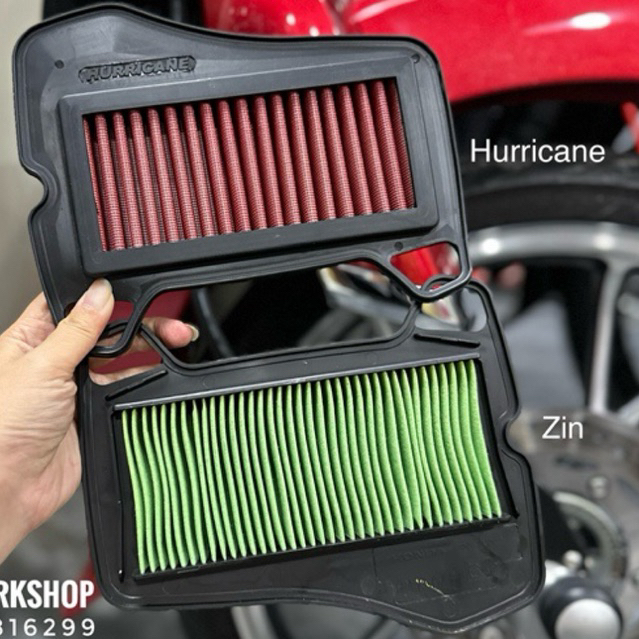 💦LỌC GIÓ CUB 125 C125 HURRICANE COTTON HM-8159-G3