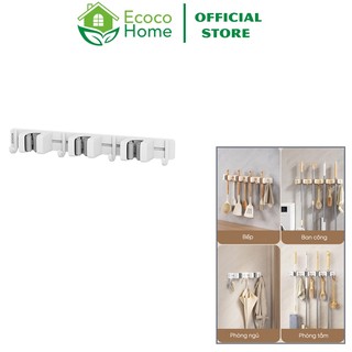  Bộ Kẹp Chổi ECOCO Đa Năng Giá Đỡ Cây Lau Nhà Kèm Móc Treo Đồ Tiện Lợi E24208 