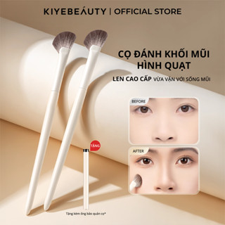 Cọ Đánh Khối Mũi Hình Quạt KIYE Cọ Đánh Phấn Bắt Sáng Lông Tự Nhiên Mềm mại Tiện dụng