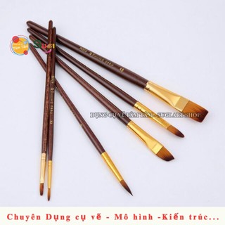 [ Sugi art shop ] [ TÂM TÂM ]-Bộ cọ nhiều đầu Keep Smiling 6 cây mã 606M-