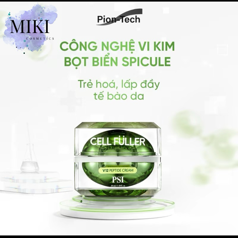 [ Date 2027] KEM DƯỠNG CẢI THIỆN NẾP NHĂN, TRẮNG DA PSI CELL FULLER V12 PEPTIDE CREAM (50g)