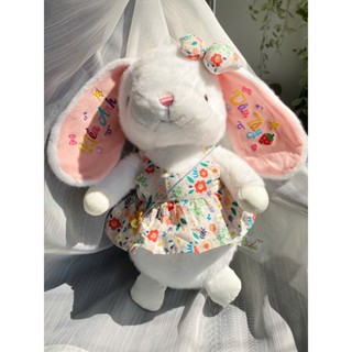  Thỏ bông thêu tên cho bé theo yêu cầu gấu bông in tên mặc váy hoa túi hoa xinh giá rẻ 