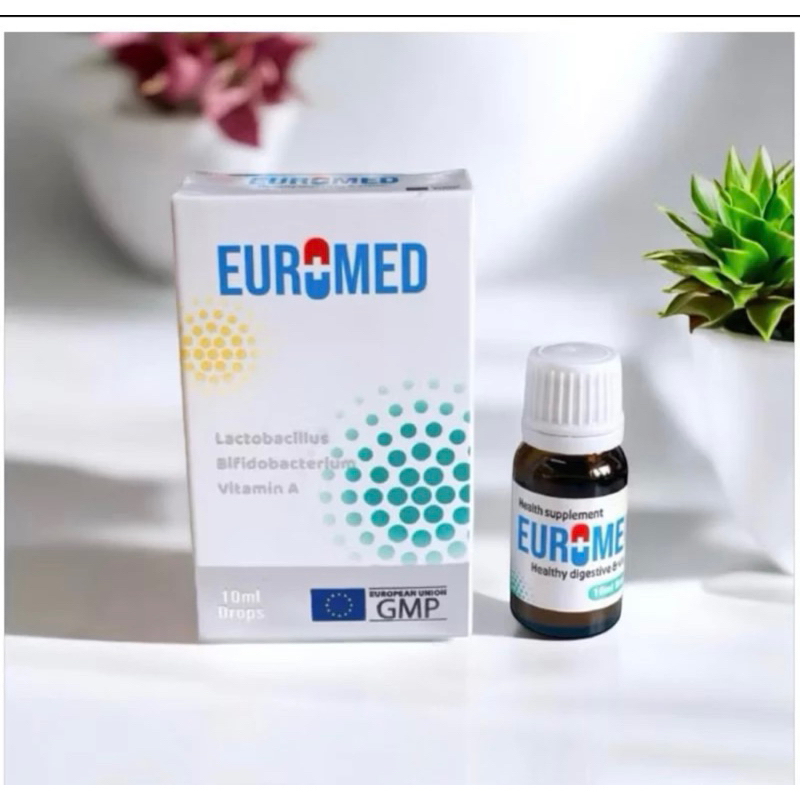 men uống EUROMED giúp bổ sung lợi khuẩn, hạn chế rối loạn tiêu hoá , táo bón ở trẻ