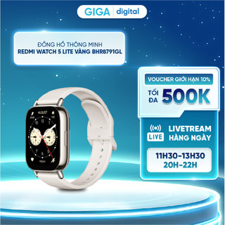 Đồng Hồ Thông Minh Redmi Watch 5 Lite Light Gold BHR8791GL - 150 chế độ tập luyện