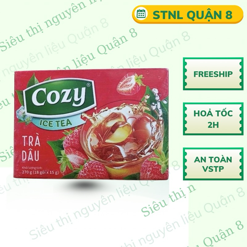 Trà Cozy hoà tan - Cozy ice dâu