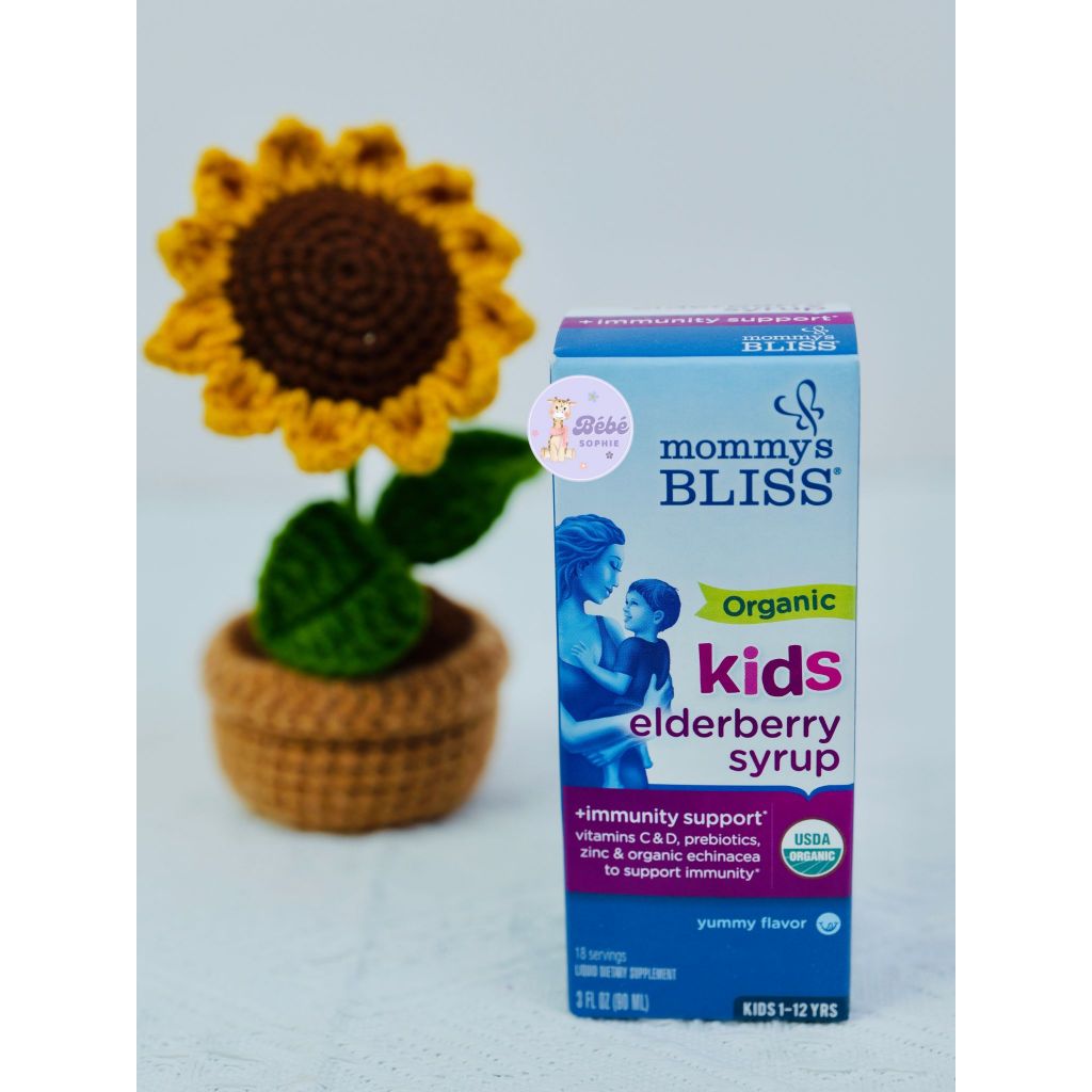 Siro tăng đề kháng hữu cơ Mommy's Bliss Kid cho bé từ 1 tuổi -  ́    (DATE 6/2025) | Bebe Sophie