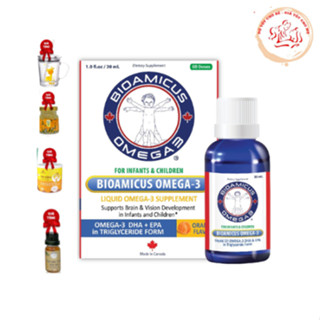 DHA Bioamicus Tinh Khiết Không Tanh vị cam dùng cho trẻ từ sơ sinh chai 30ml