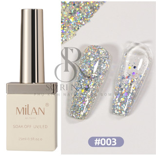 Sơn Gel Nhũ Kim Tuyến Siêu Sáng Milan Chất Sơn Đậm Đặc Loại 1 Hạt Nhũ Bắt Sáng Lấp Lánh - Sơri Nail