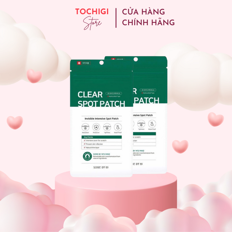 Miếng Dán Giảm Mụn Some By Mi Clear Spot Patch (Set 18 miếng)