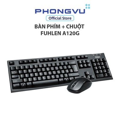 Bàn phím + chuột Fuhlen A120G - Bảo hành 24 tháng