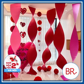 Dải Giấy Xếp Gợn Sóng Trang Trí Tết 2025 ,Tiệc Cưới, Trung Thu, Lễ, Decor DIY sang trọng - Dài 4m 02575