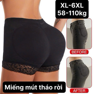 Quần độn mông và hông bigsize, miếng lót thoáng rời linh động, Quần mặc trong váy mềm thoáng, co dãn Ms2445