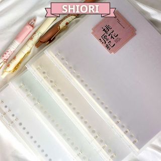  Sổ Còng B5 A5 SHIORI  kẻ ngang SHIORI Phong Cách Trung Hoa Thiết kế khuyết còng dễ viết vở học sinh 