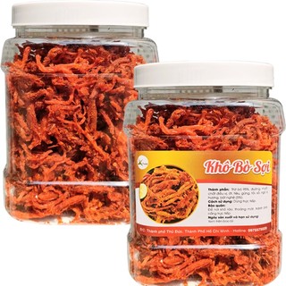 KHÔ BÒ SỢI 500G SK FOOD THƠM NGON CHẤT LƯỢNG