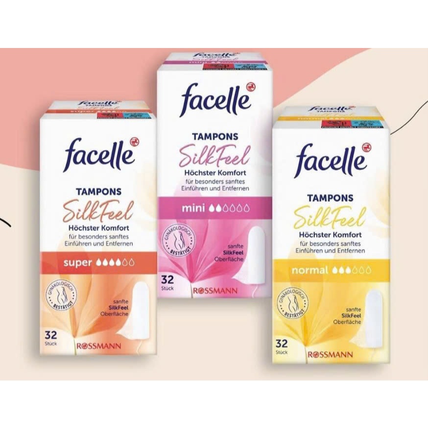 MỚI - Tampons lụa Facelle Silkfeel của Đức