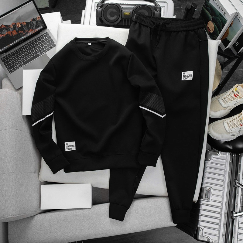 Bộ quần áo nam nữ thu đông, bộ quần áo dài tay nam nữ , bộ nỉ thu đông nam nữ BETODAY