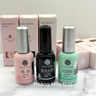 Base top cứng móng hoa hồng , liên kết móng 15ml chính hãng