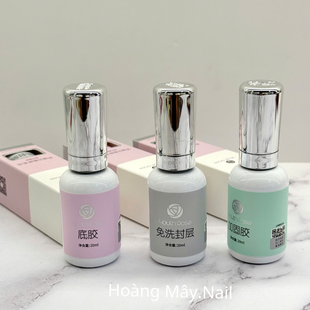 Base Top Cứng Móng hoa hồng chai to 20ml