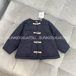 Áo khoác bé trai bé gái PHAO chần bông Khuy Gỗ lót lông