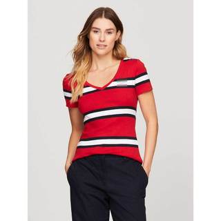 [NHIỀU MÀU] Áo thun nữ cổ V dáng Slim Fit Favorite Stripe V-Neck
